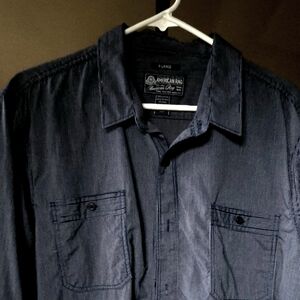 American Rag Dark Blue Casual Shirt